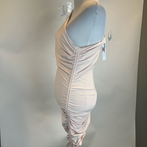 Susana Monaco One Arm Side String Ruched Dress SZ S - Picture 3 of 8
